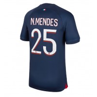 Paris Saint-Germain Nuno Mendes #25 Hemmatröja 2023-24 Korta ärmar